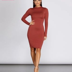 Knit Midi Dress